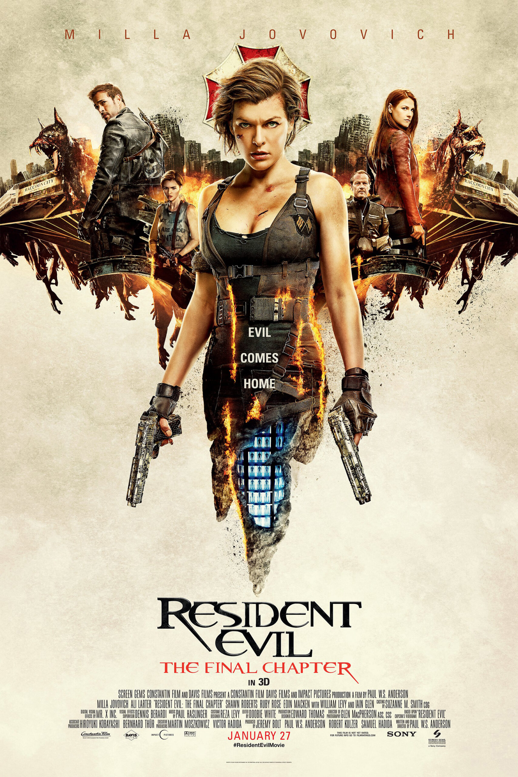 Resident Evil: The Final Chapter อวสานผีชีวะ (2016)