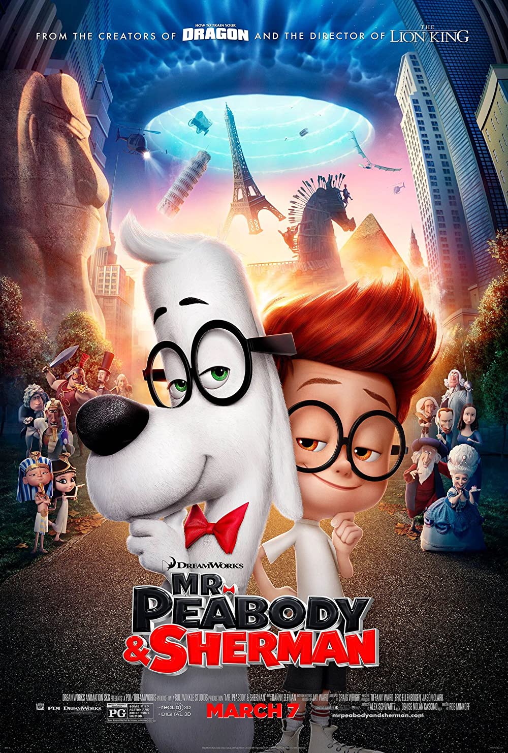 Mr. Peabody &#038; Sherman ผจญภัยท่องเวลากับนายพีบอดี้และเชอร์แมน (2014)