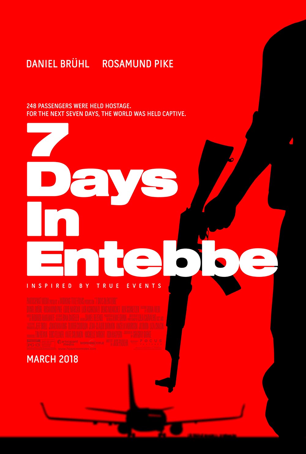 7 Days in Entebbe เที่ยวบินนรกเอนเทบเบ้ (2018)