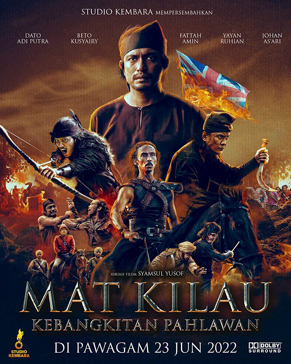 Mat Kilau มัต คีเลา นักสู้เพื่อมาเลย์ (2022)