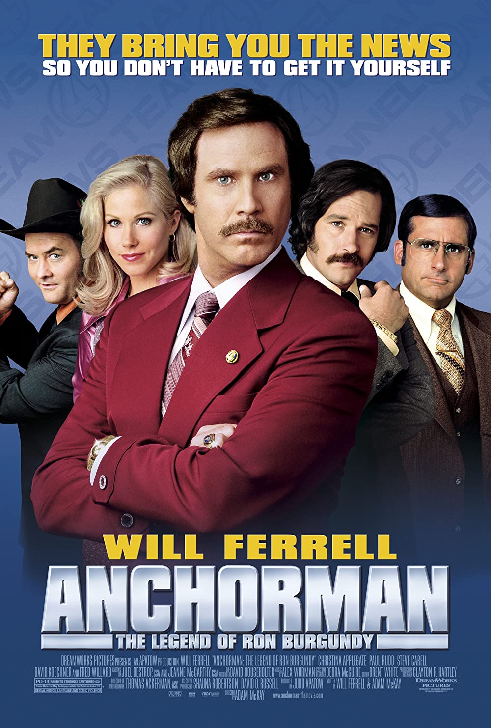 Anchorman: The Legend of Ron Burgundy ประกาศรบ&#8230;แต่ดั๊นมาพบรัก (2004)