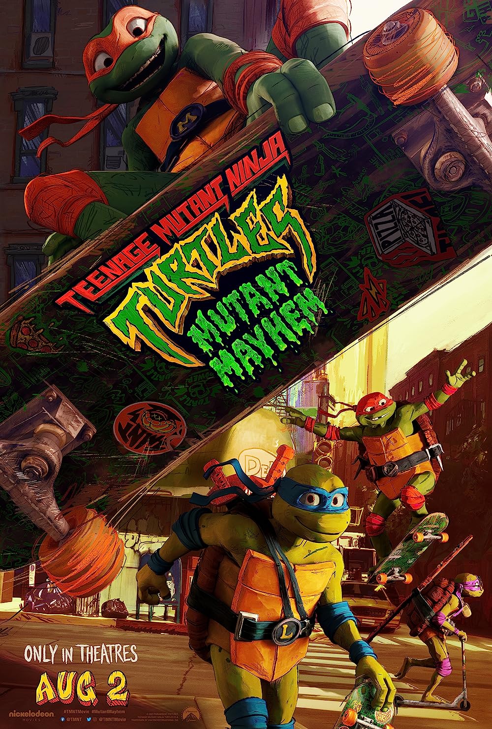 Teenage Mutant Ninja Turtles: Mutant Mayhem เต่านินจา: โกลาหลกลายพันธุ์ (2023)