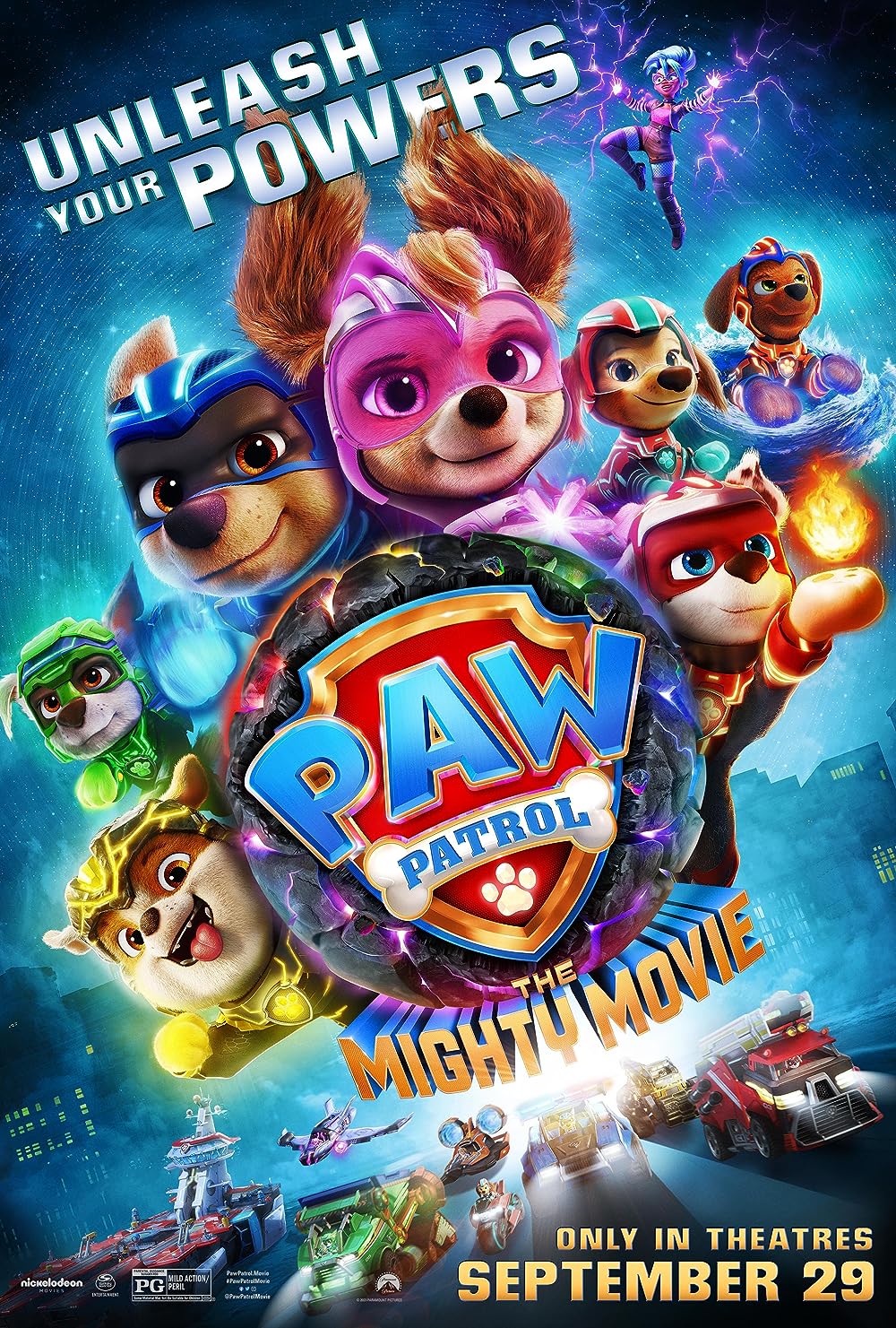 PAW Patrol: The Mighty Movie ขบวนการเจ้าตูบสี่ขา: เดอะ ไมตี้ มูฟวี่ (2023)