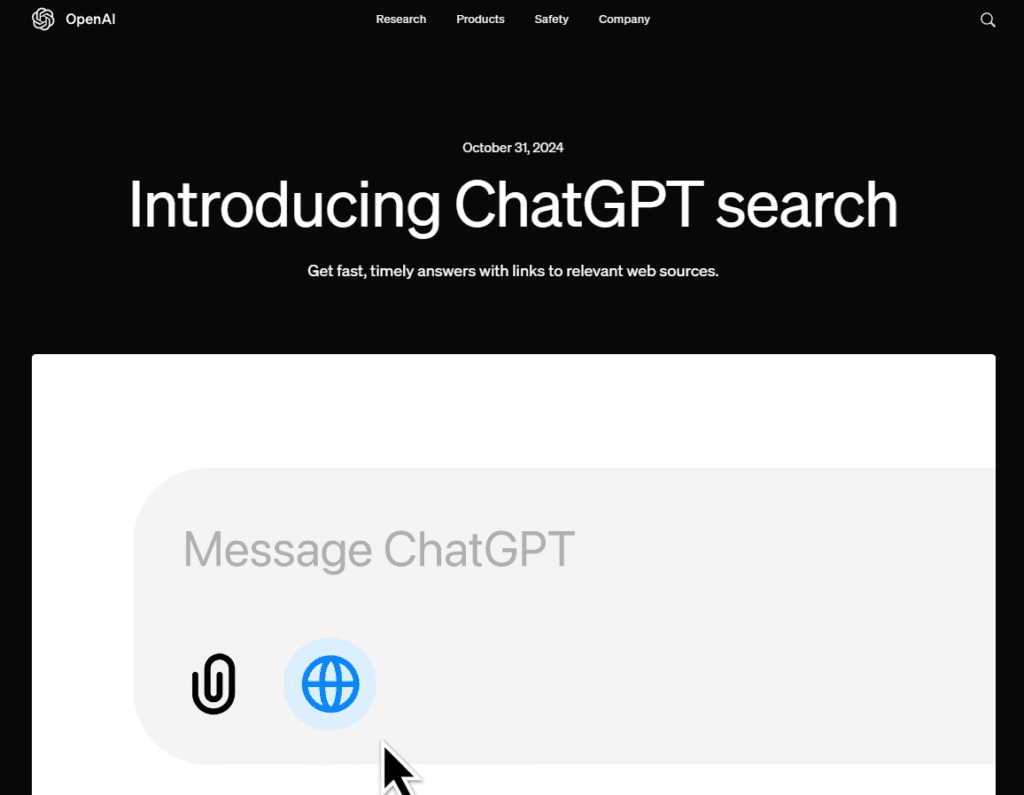 ChatGPT Search