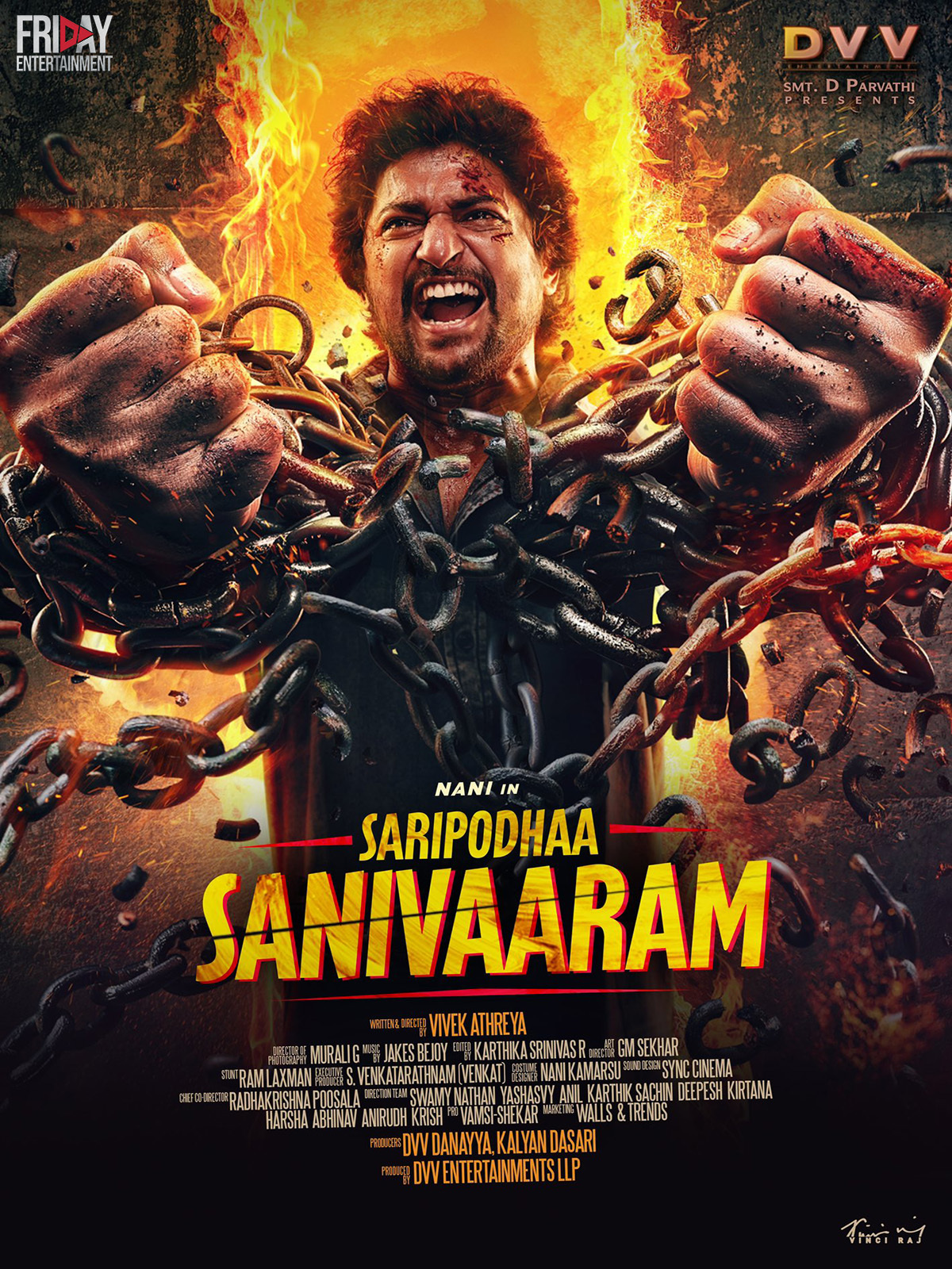 Saripodhaa Sanivaaram เสาร์คลั่ง (2024)