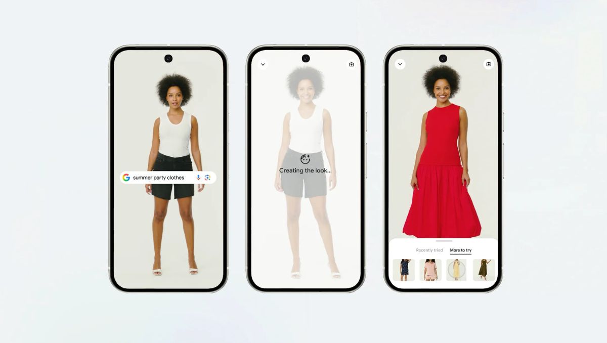 Google เปิดตัวฟีเจอร์ AI! generate เสื้อผ้า