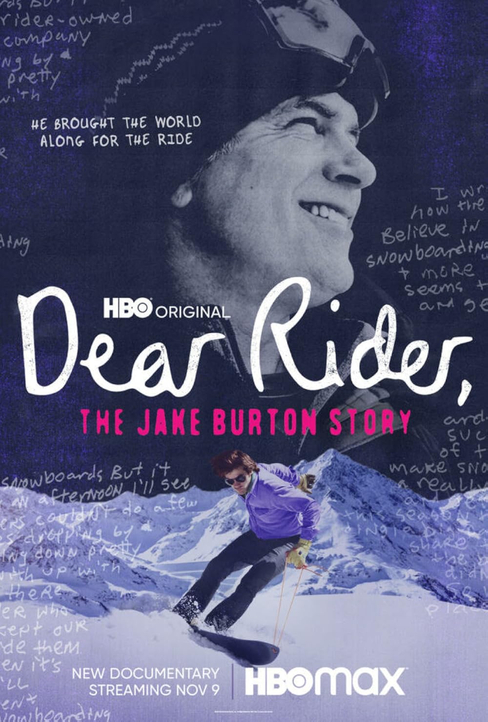 Dear Rider: The Jake Burton Story ตำนานสโนว์บอร์ด หัวใจแกร่ง (2021)